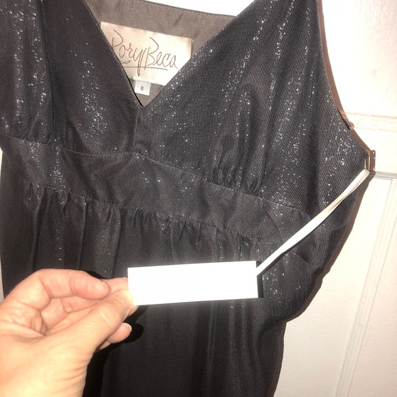 Rory Becca charcoal grey with slight glitter dress - Picture 4 of 5
